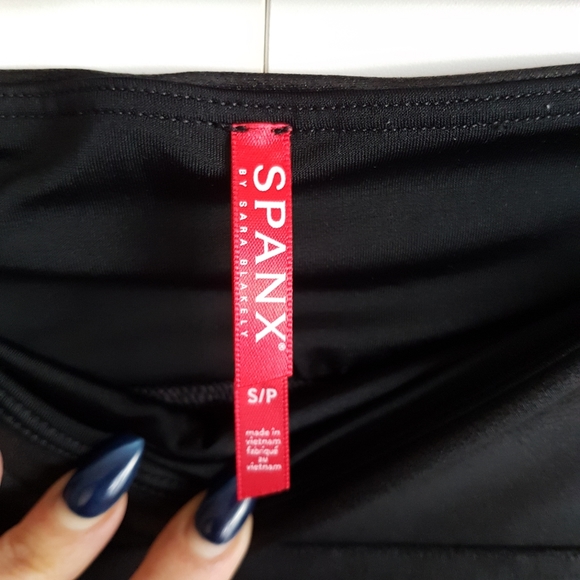 SPANX S Faux Leather Leggings Black Size Small Style No. 2437T - Picture 9 of 14